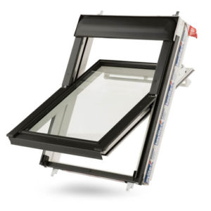 White Finish Centre Pivot window